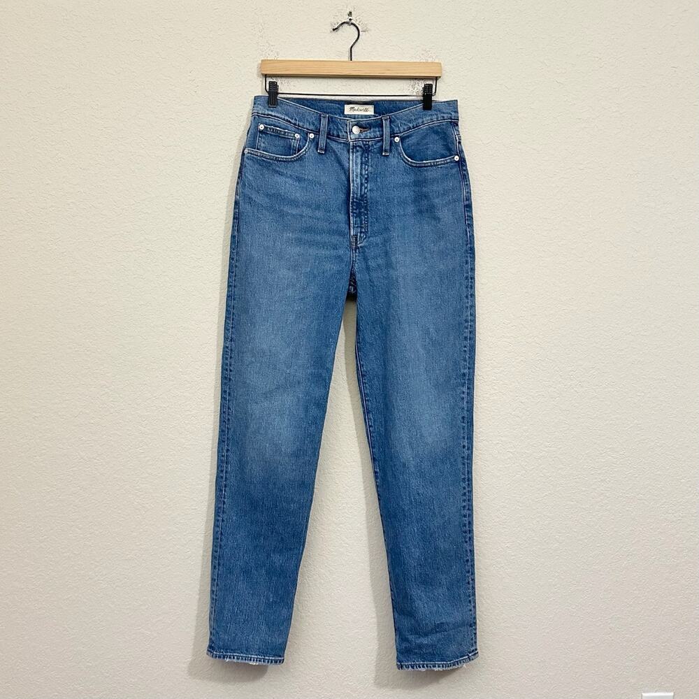MADEWELL The Perfect Vintage Straight Jeans Blue High Rise NWT